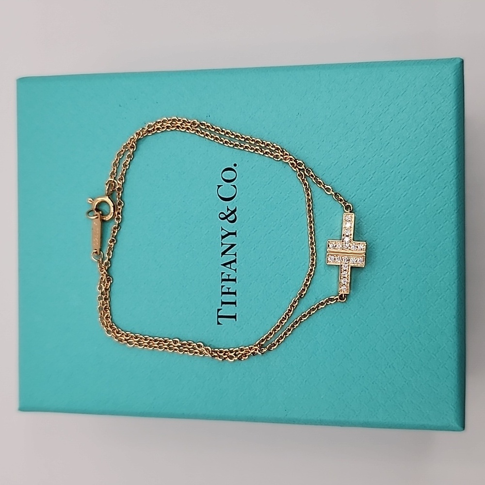 Tiffany & Co. Diamond Double Chain Bractlet
